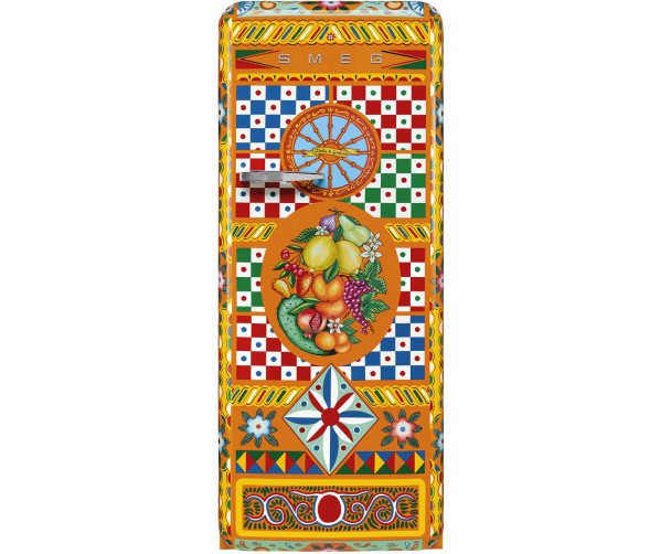 Smeg FAB28RDGC6 retro jaren 50 koelkast - Dolce&Gabbana