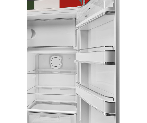 Smeg FAB28RDIT6 retro jaren 50 koelkast - Italia flag