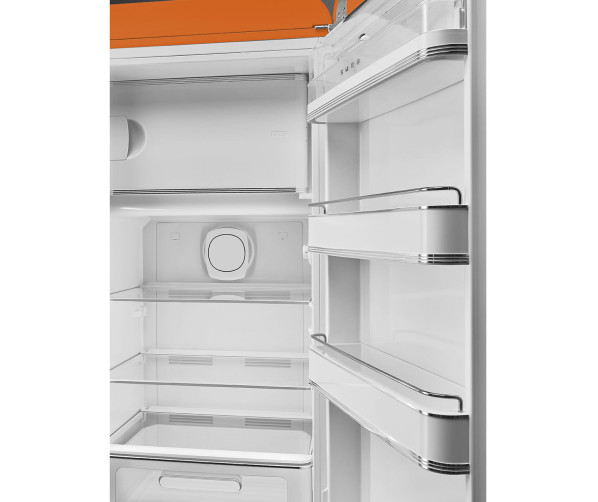 Smeg FAB28ROR6 retro jaren 50 koelkast - oranje