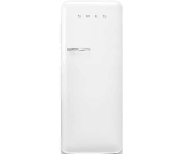 Smeg FAB28RWH6 retro jaren 50 koelkast - wit - rechtsdraaiend