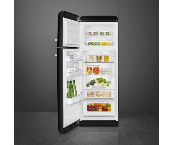 Smeg FAB30LBL6 vrijstaand koelkast - Zwart