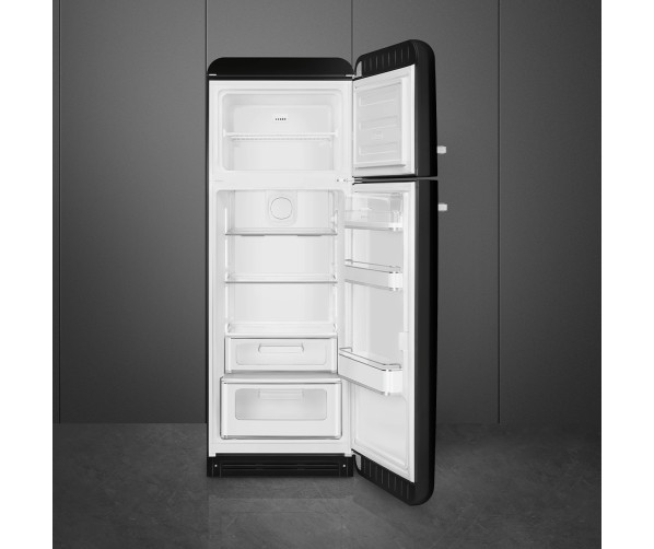 Smeg FAB30RBL6 vrijstaand koelkast - Zwart