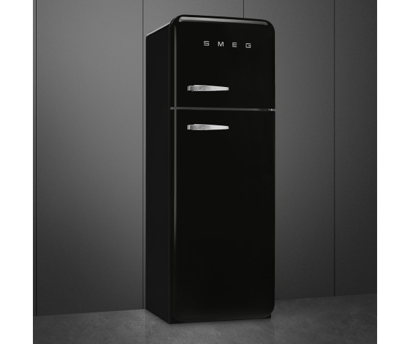 Smeg FAB30RBL6 retro jaren 50 koelkast - zwart