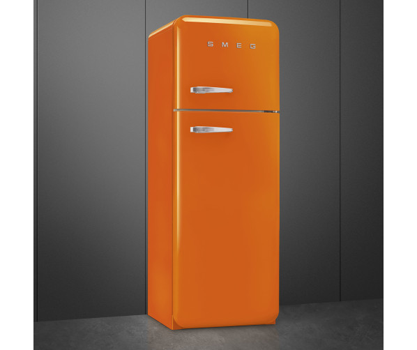 Smeg FAB30ROR6 retro jaren 50 koelkast - oranje