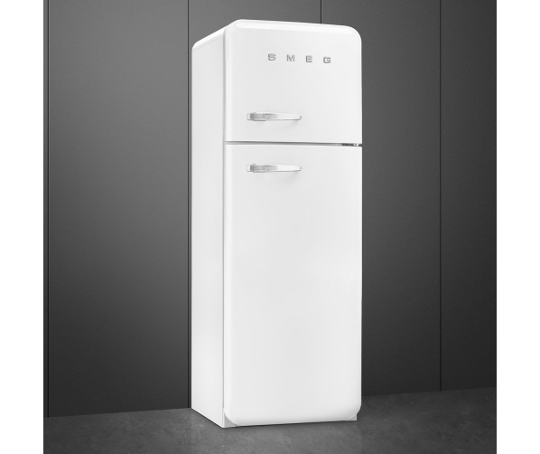 Smeg FAB30RWH6 retro jaren 50 koelkast - wit