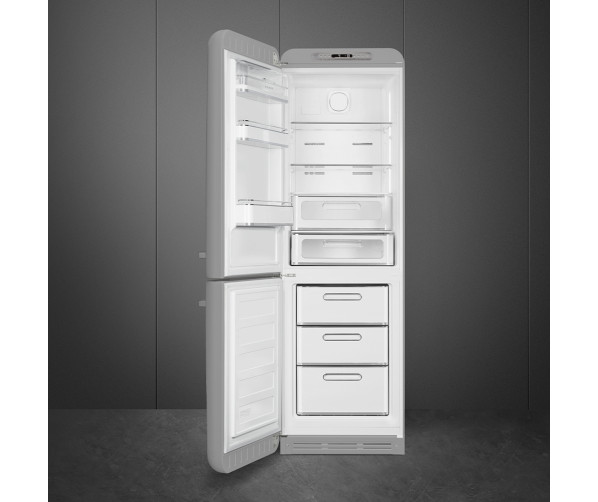 Smeg FAB32LSV6 vrijstaand koelkast - Zilver