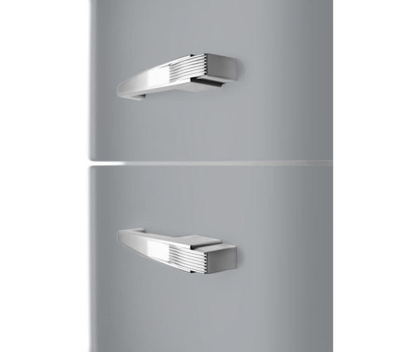 Smeg FAB32LSV6 retro jaren 50 koelkast - zilver - linksdraaiend