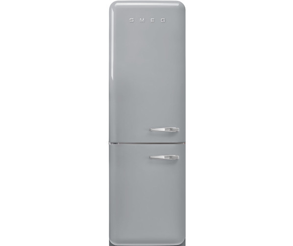 Smeg FAB32LSV6 retro jaren 50 koelkast - zilver - linksdraaiend