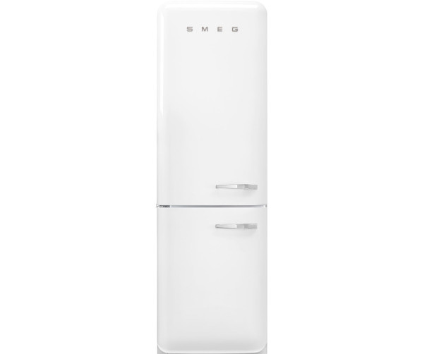 Smeg FAB32LWH6 retro jaren 50 koelkast - wit - linksdraaiend