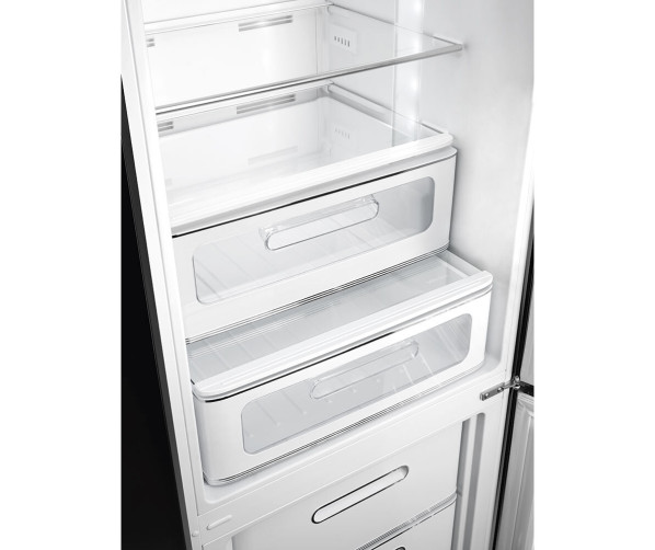 Smeg FAB32RBL6 retro jaren 50 koelkast - zwart