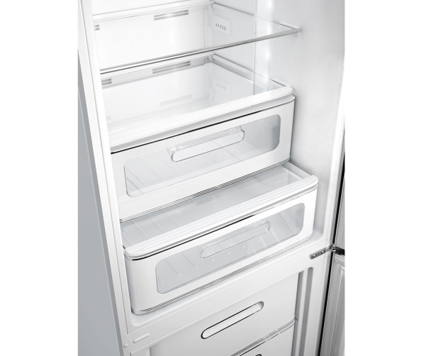 Smeg FAB32RSV6 vrijstaand koelkast - Zilver
