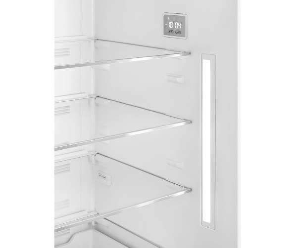 Smeg FAB38RWH6 retro jaren 50 koelkast - wit - rechtsdraaiend