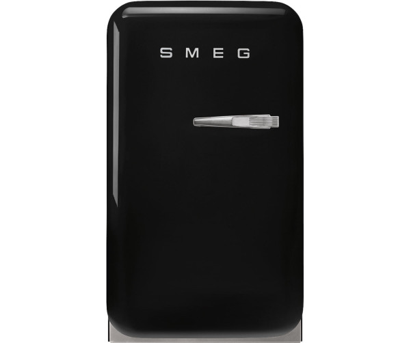 Smeg FAB5LBL6 retro jaren 50 koelkast - zwart - linksdraaiend