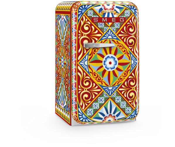 Smeg FAB5RDGC6 retro jaren 50 koelkast - oranje
