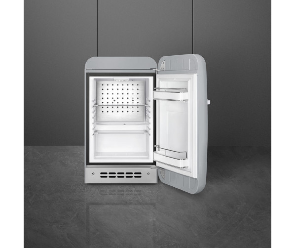 Smeg FAB5RSV6 vrijstaand koelkast - zilver