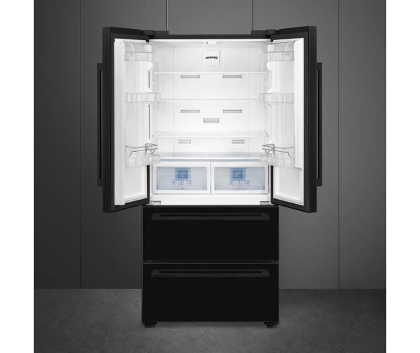 Smeg FQ55FNDE side-by-side koelkast - zwart