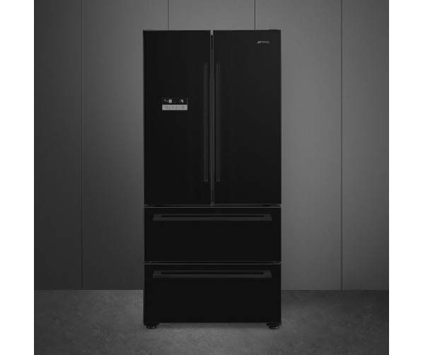 Smeg FQ55FNDE side-by-side koelkast - zwart