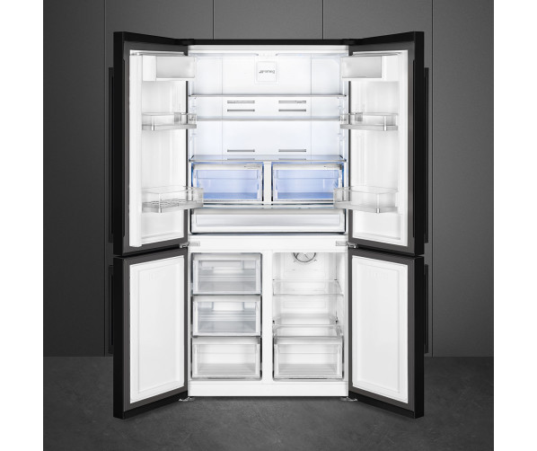 Smeg FQ60NDE side-by-side koelkast - zwart