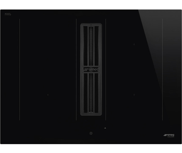 Smeg HOBD472D2 inbouw inductie kookplaat met afzuiging - 70 cm. breed