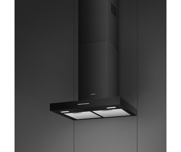 Smeg KBT600BL wand afzuigkap - 60 cm breed - zwart