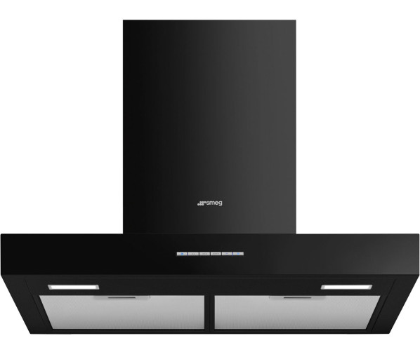 Smeg KBT600BL wand afzuigkap - 60 cm breed - zwart