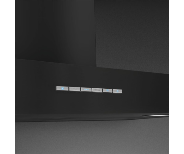 Smeg KBT600MB wand afzuigkap - 60 cm - zwart