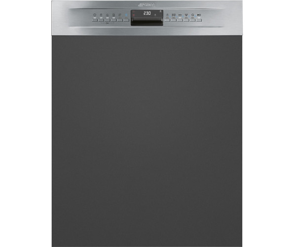 Smeg PL254CX inbouw vaatwasser - rvs bedieningspaneel
