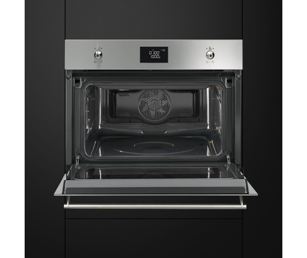 Smeg SF4390MCX inbouw oven met magnetron
