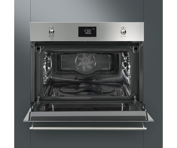 Smeg SF4390MCX inbouw oven met magnetron