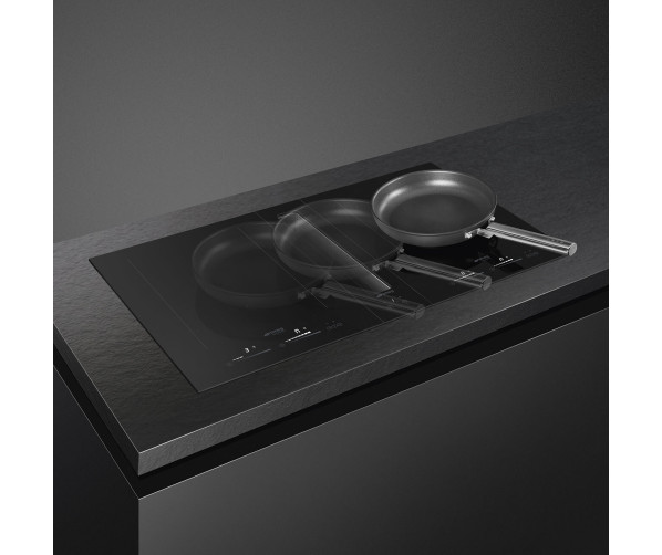 Smeg SIM631WLD inbouw inductie kookplaat - 38 cm. - domino