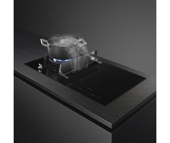 Smeg SIM631WLD inbouw inductie kookplaat - 38 cm. - domino