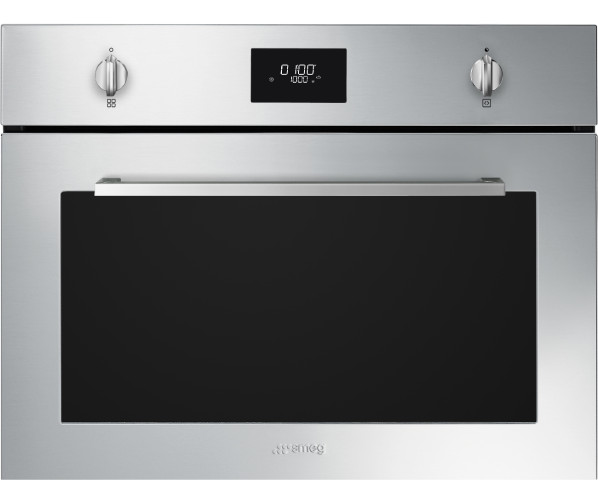 Smeg SO4401M1X inbouw oven met magnetron - nis 45 cm - rvs