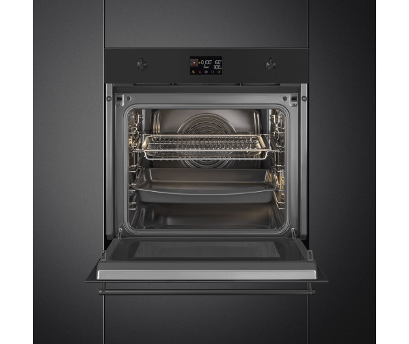 Smeg SO6302M2N inbouw oven met magnetron - mat zwart - Galileo Speedwave XL