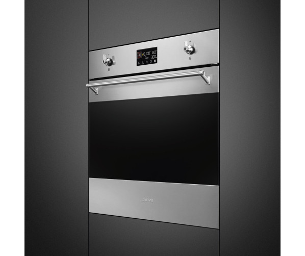 Smeg SO6302M2X inbouw oven met magnetron - rvs - nis 60 cm.