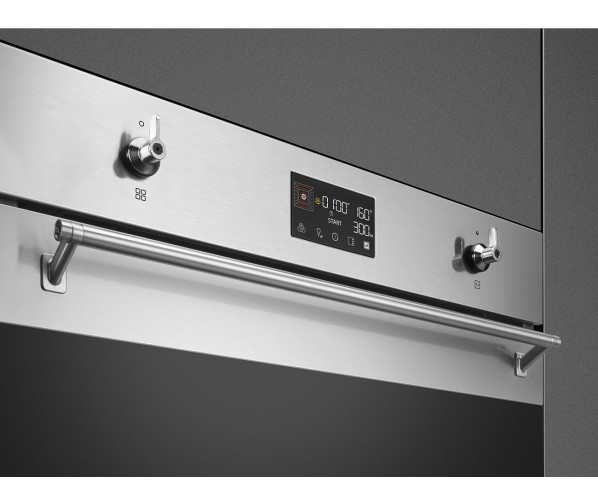 Smeg SO6302M2X inbouw oven met magnetron - rvs - nis 60 cm.