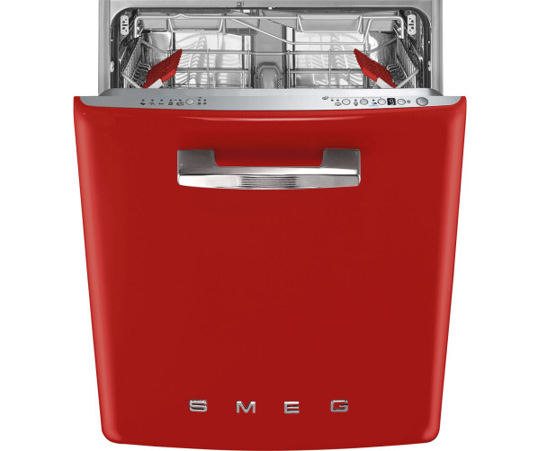 Smeg ST2FABRD2 onderbouw vaatwasser rood - retro jaren 50