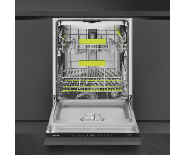 Smeg ST382C inbouw vaatwasser met besteklade