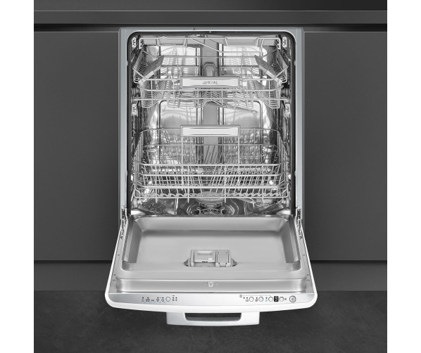 Smeg STFABWH3 retro jaren 50 onderbouw vaatwasser - wit