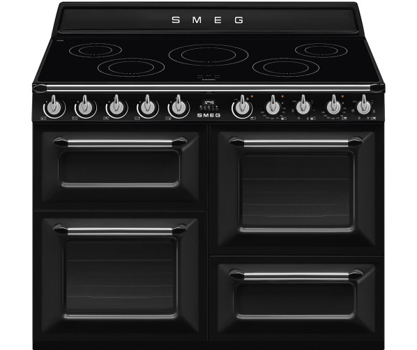 Smeg TR4110IBL2 inductie fornuis - 110 cm breed - zwart