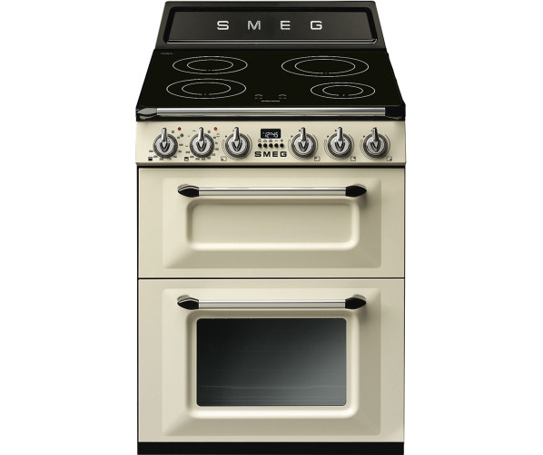 Smeg TR62IP2 inductie fornuis - crème - 60 cm. breed