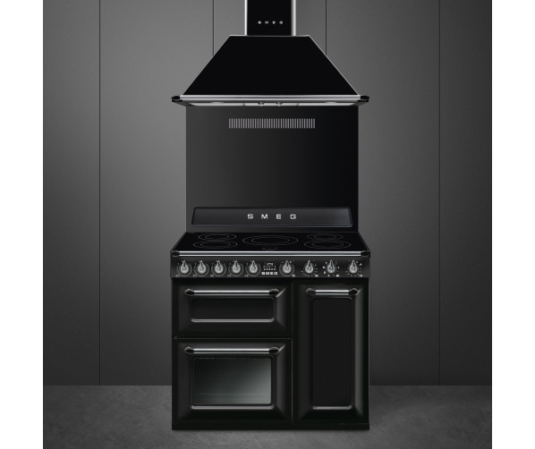 Smeg TR93IBL2 inductie fornuis - zwart