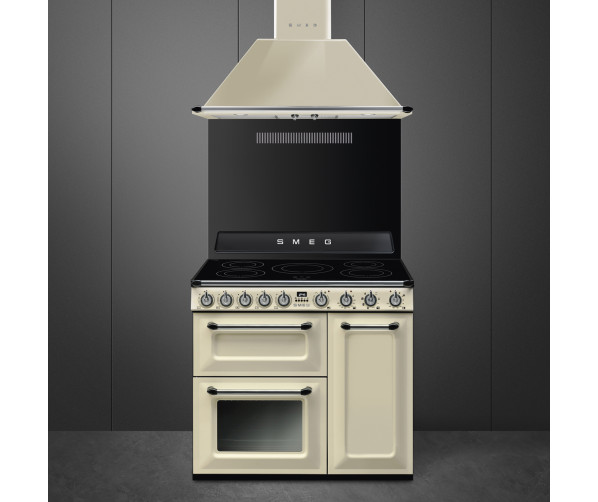 Smeg TR93IP2 inductie fornuis - crème