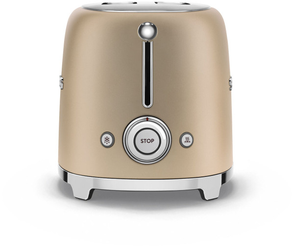 Smeg TSF01CHMEU broodrooster mat champagne