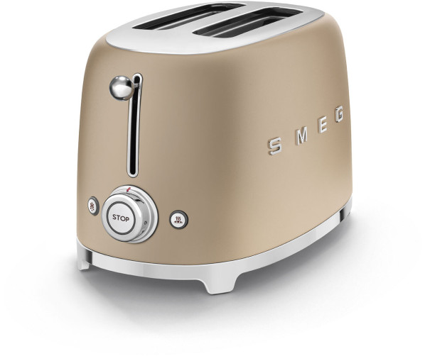 Smeg TSF01CHMEU broodrooster mat champagne