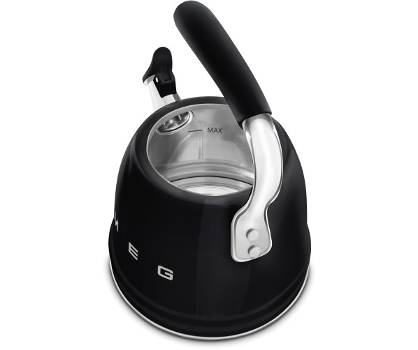 Smeg WKF01BL fluitketel - jaren 50 - zwart