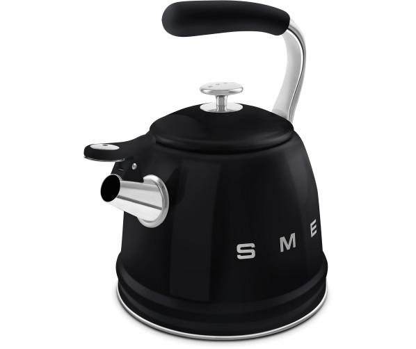 Smeg WKF01BL fluitketel - jaren 50 - zwart