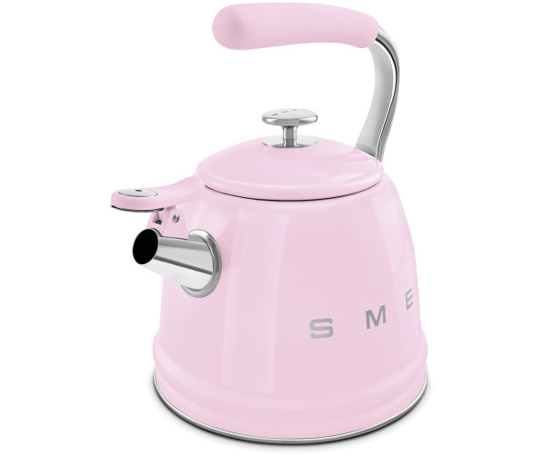 Smeg WKF01PK fluitketel - jaren 50 - roze