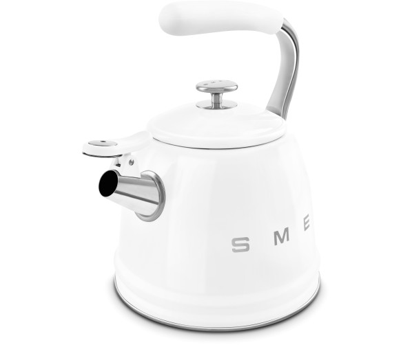 Smeg WKF01WH fluitketel - jaren 50 - wit