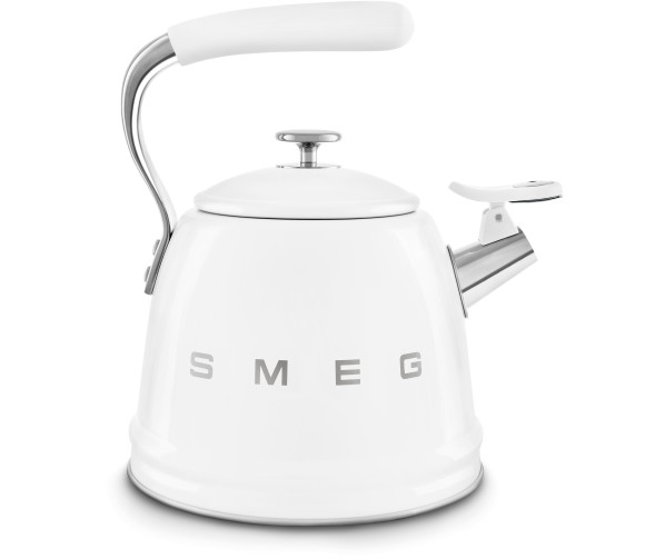 Smeg WKF01WH fluitketel - jaren 50 - wit