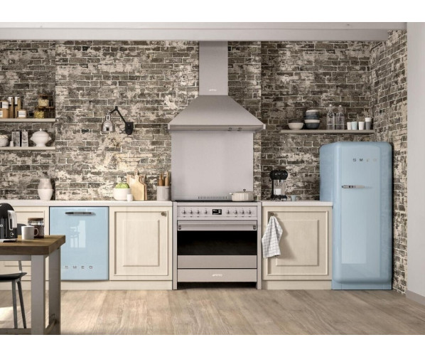 De Smeg A1PYID9 mag strak tussen twee keukenkasten in een keuken geplaatst worden.